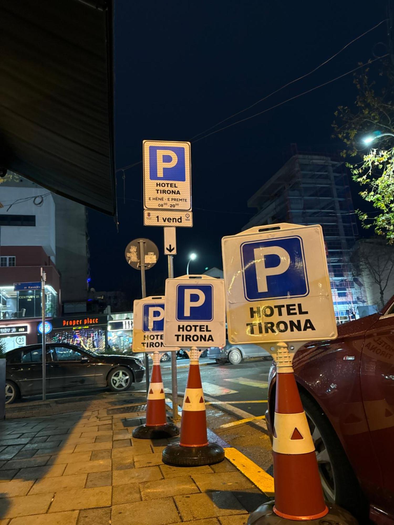 Hotel Tirona Tirana Exteriér fotografie