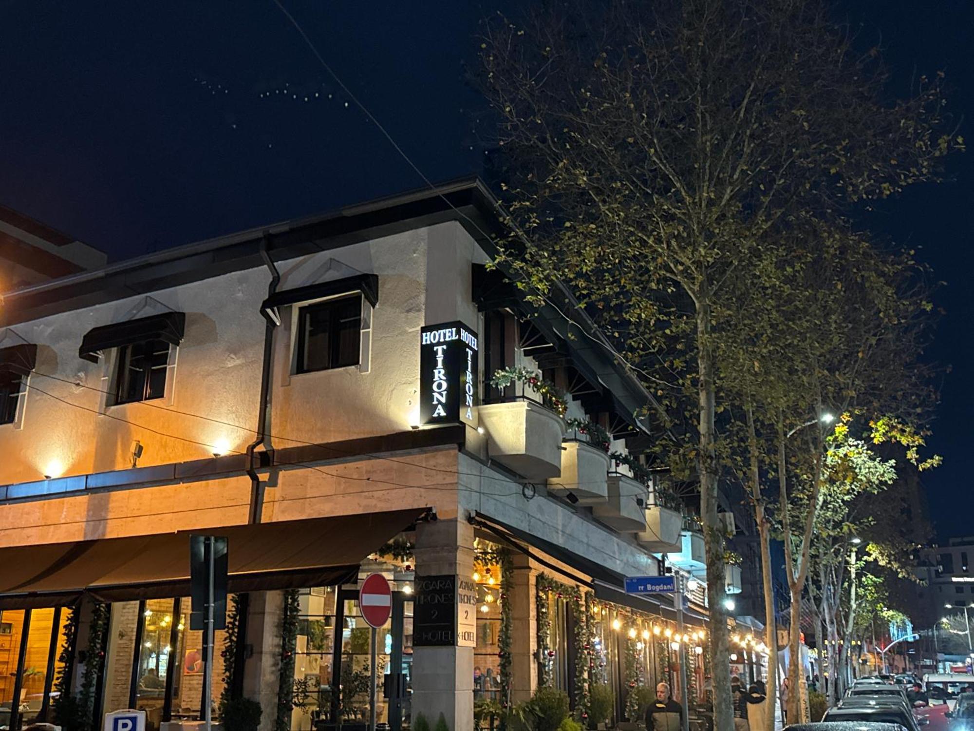 Hotel Tirona Tirana Exteriér fotografie